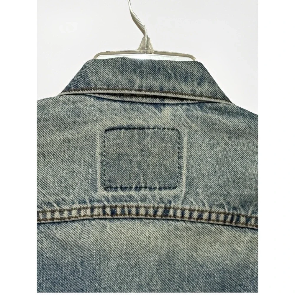 VTG Levi's Type III Trucker Denim Jean Jacket 70505 2016 USA 70s-80s Medium Wash - Picture 10 of 16